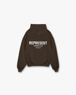 Represent Owners Club Hoodie - Brown product watch punctuality Fashion Basics