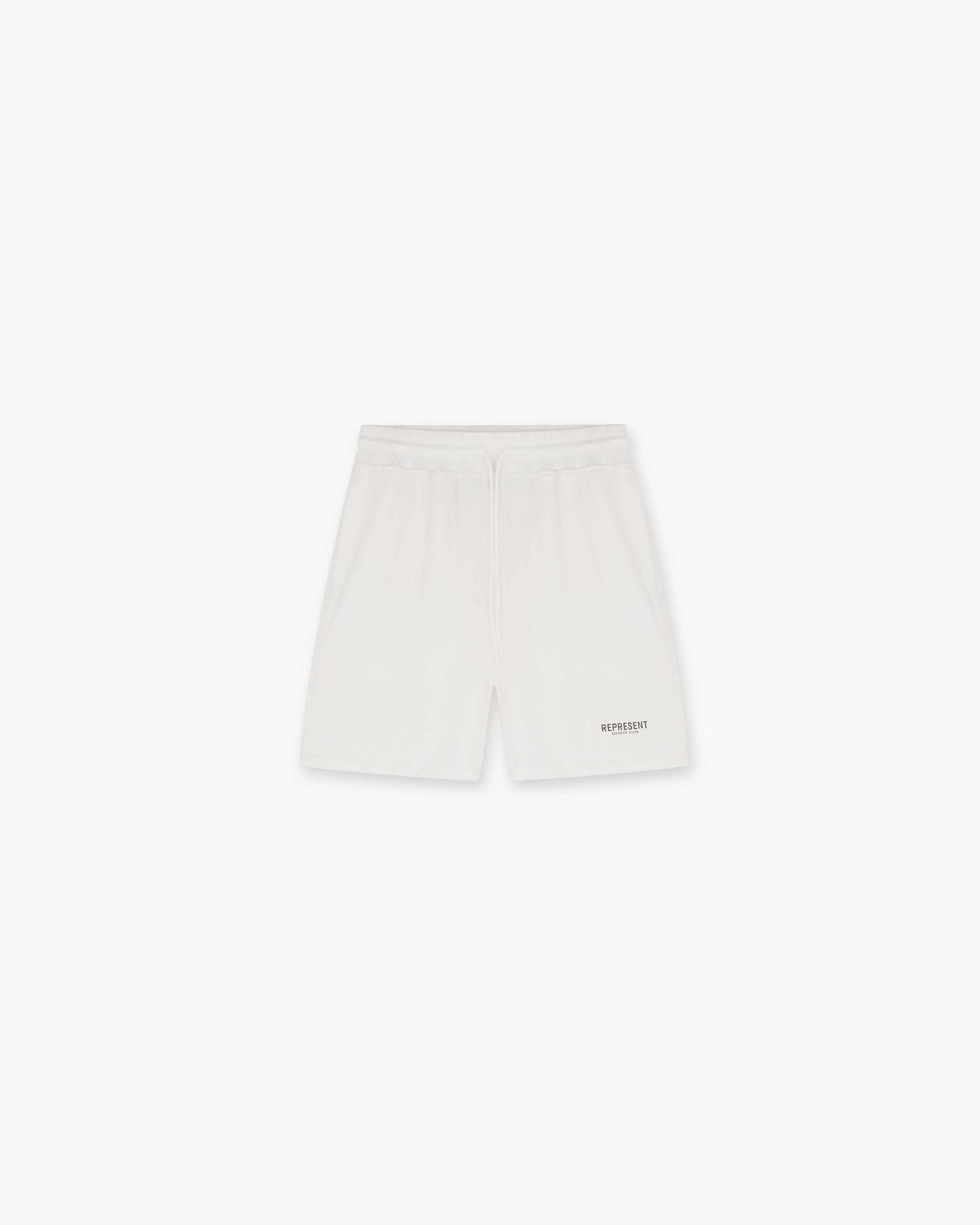Daily Essential Represent Owners Club Mesh Shorts - Flat White