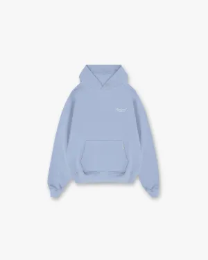 Represent Owners Club Script Hoodie - Dusty Blue product shipping