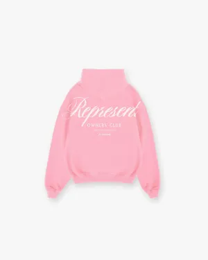 Represent Owners Club Script Hoodie - Pink product personalization creativity