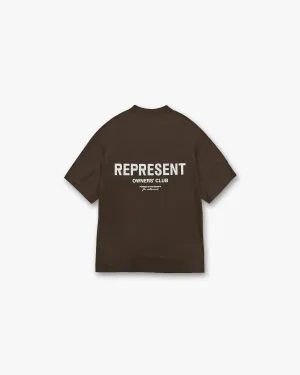 Street Smart Look Sun Protection Represent Owners Club T-Shirt - Brown