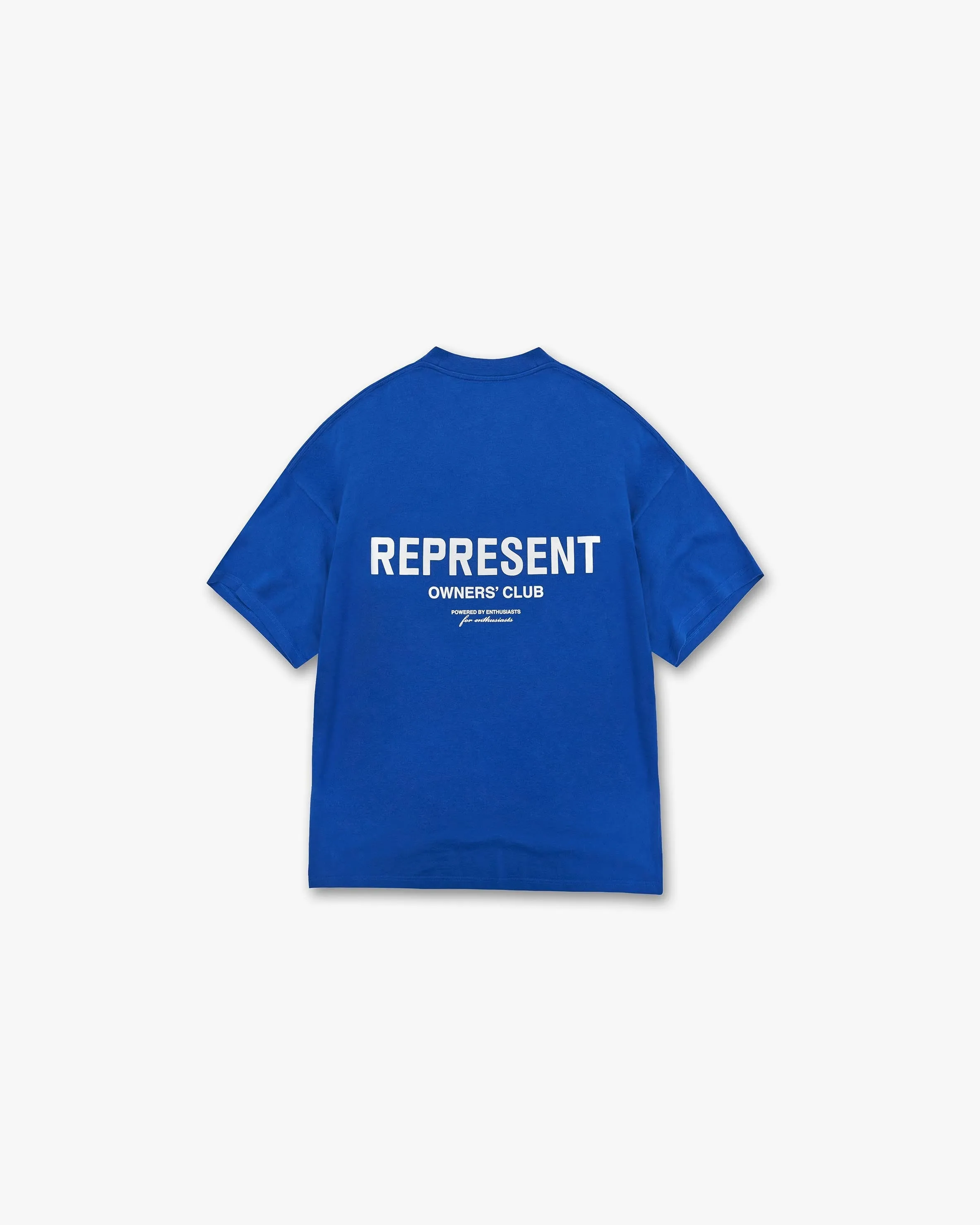 Represent Owners Club T-Shirt - Cobalt Quick Dry Performance cotton material