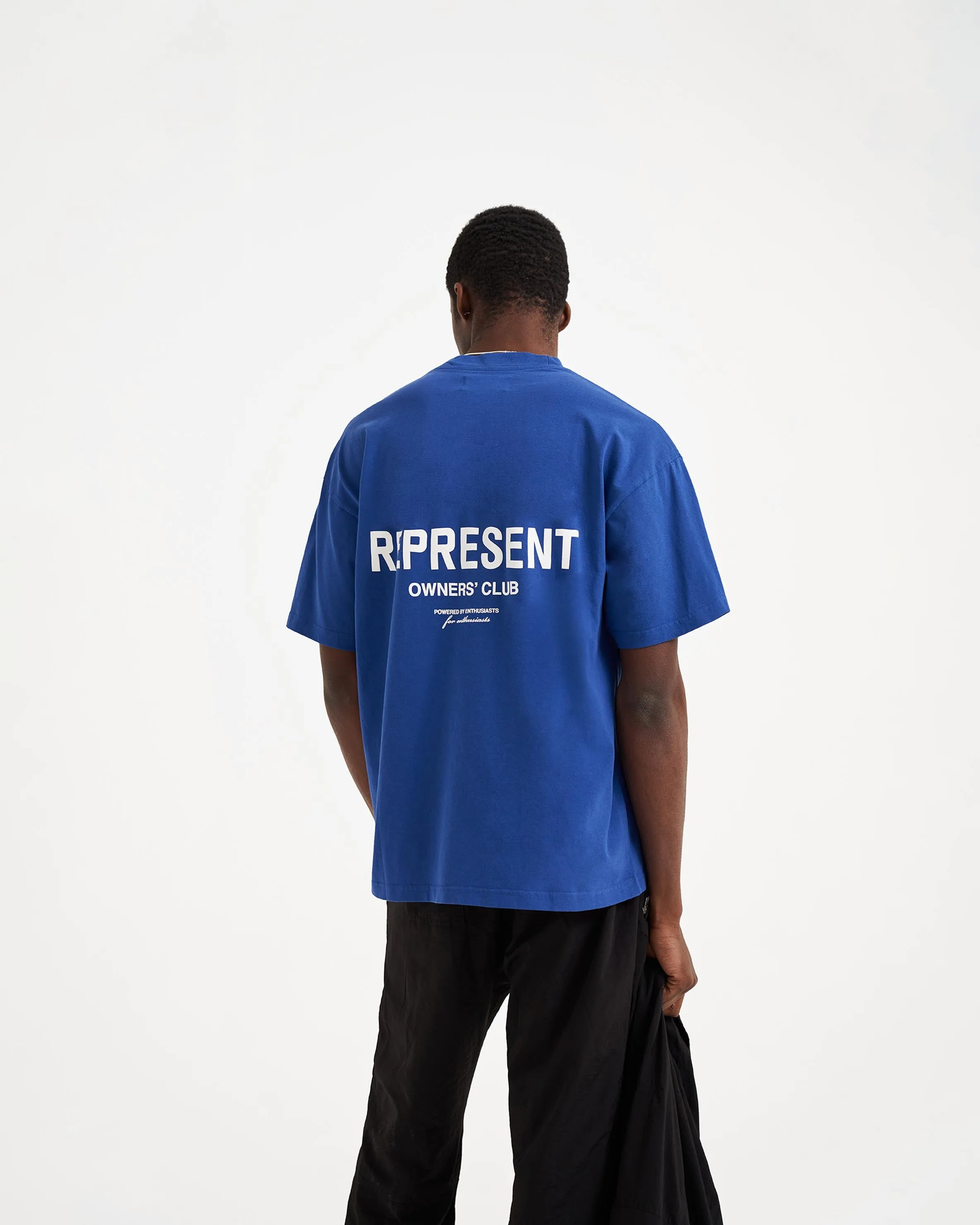 NoSideSeam Represent Owners Club T-Shirt - Cobalt