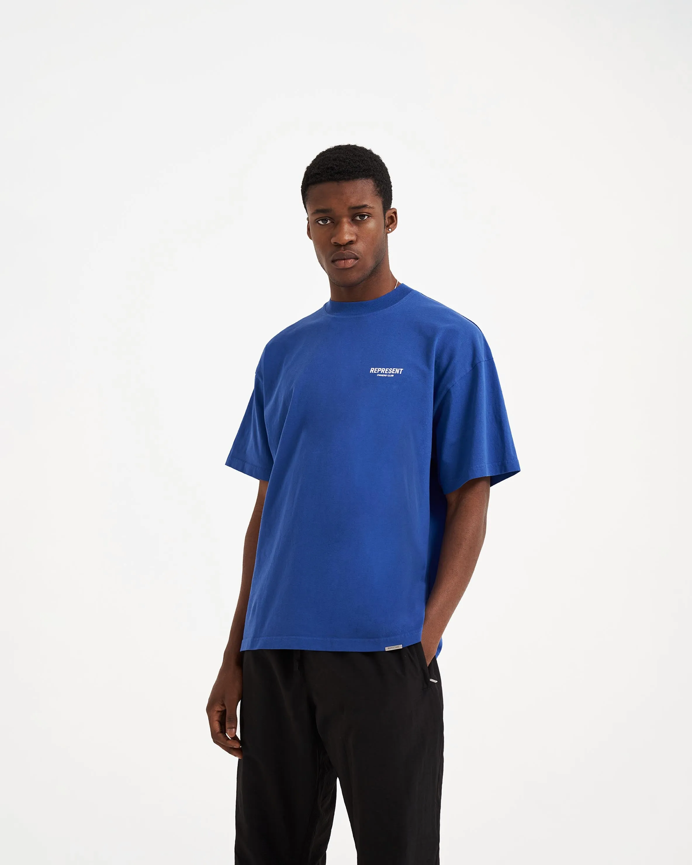 Represent Owners Club T-Shirt - Cobalt SlimFit