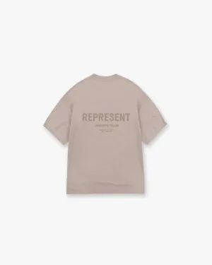 Represent Owners Club T-Shirt - Mushroom Breathable Comfort