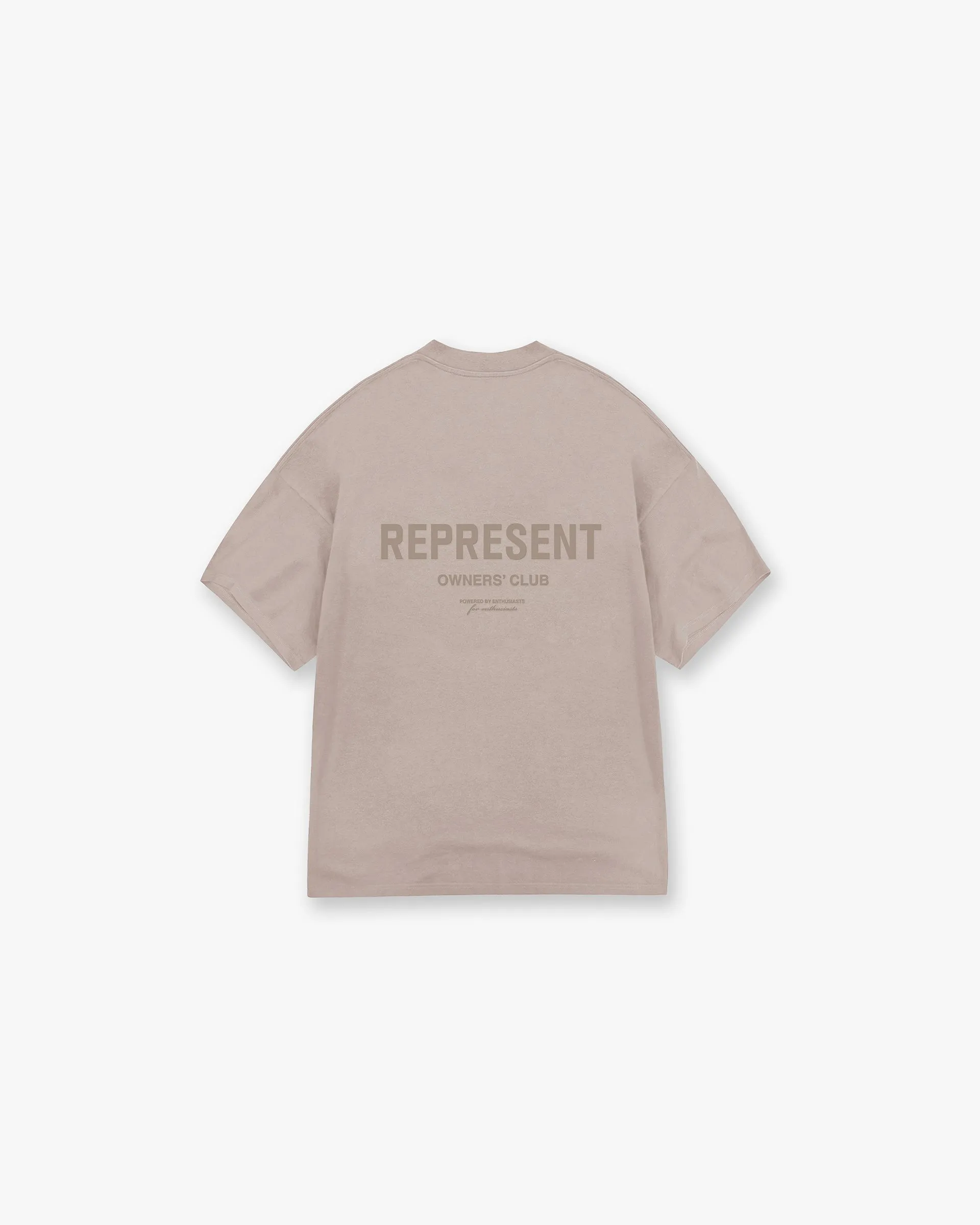 Represent Owners Club T-Shirt - Mushroom Breathable Comfort