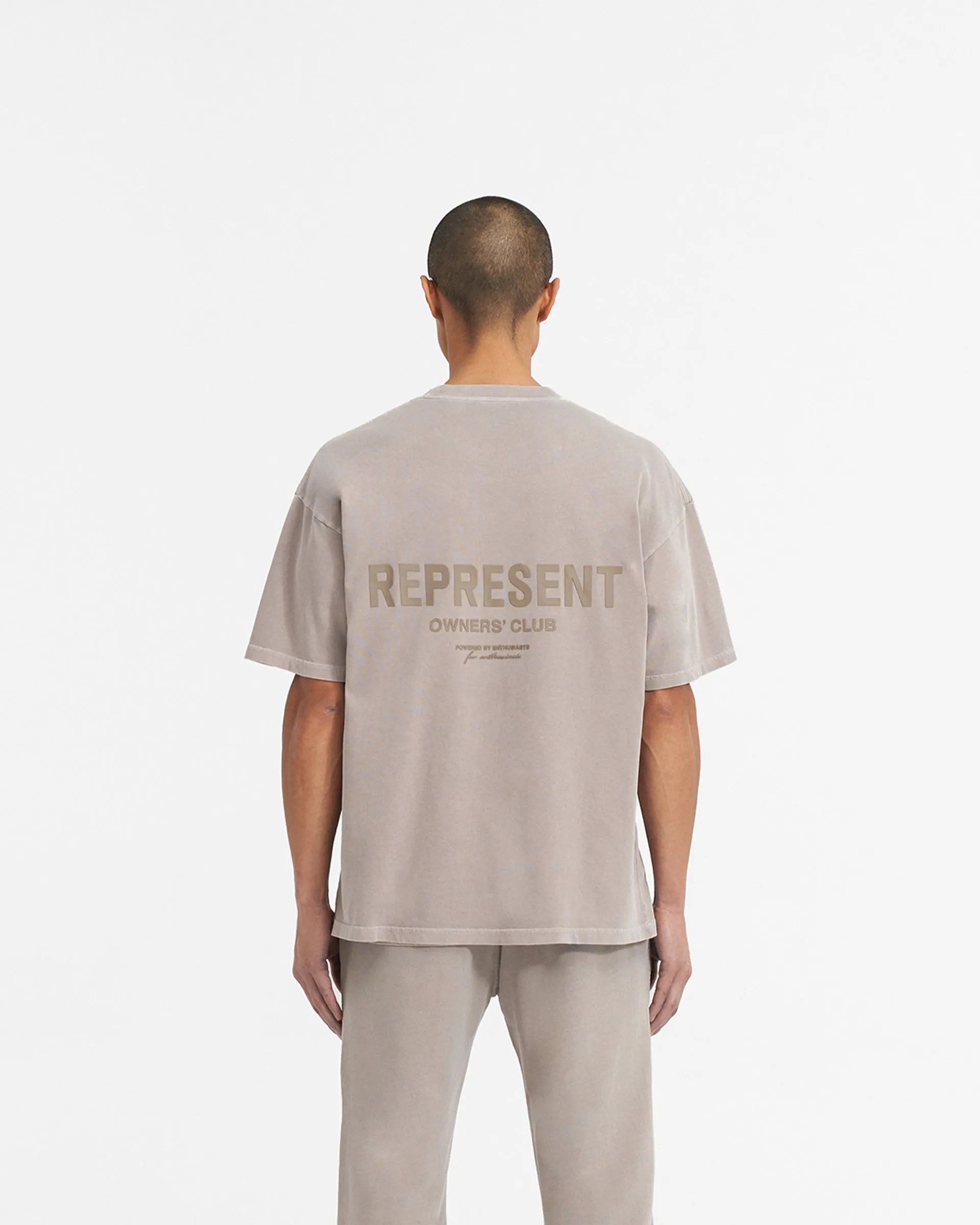 Represent Owners Club T-Shirt - Mushroom Clean Cut Sporty Layers