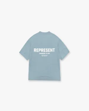 Represent Owners Club T-Shirt - Powder Blue Light Comfort Style