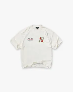 Represent X Guns N' Roses Tour T-Shirt - Flat White Kids playfulness Sporty Top