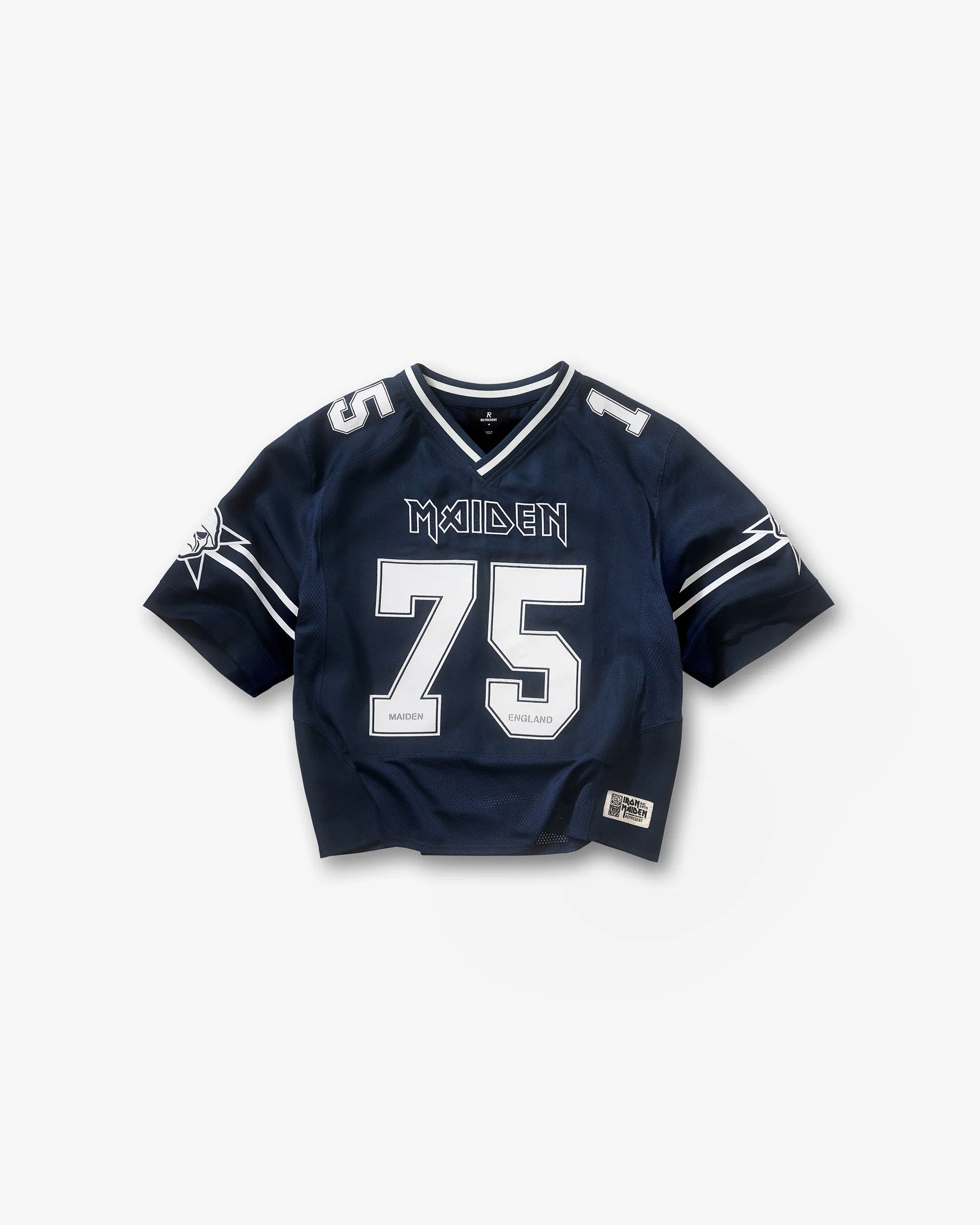 Represent X Iron Maiden Anniversary Jersey - Mid Blue Autumn coziness