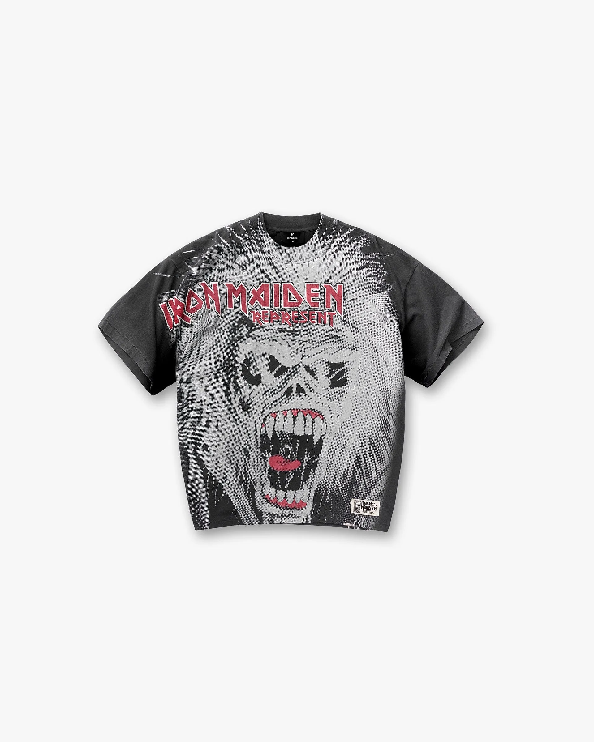 Represent X Iron Maiden British Metal T-Shirt - Stained Brown Cozy Touch Timeless and Chic