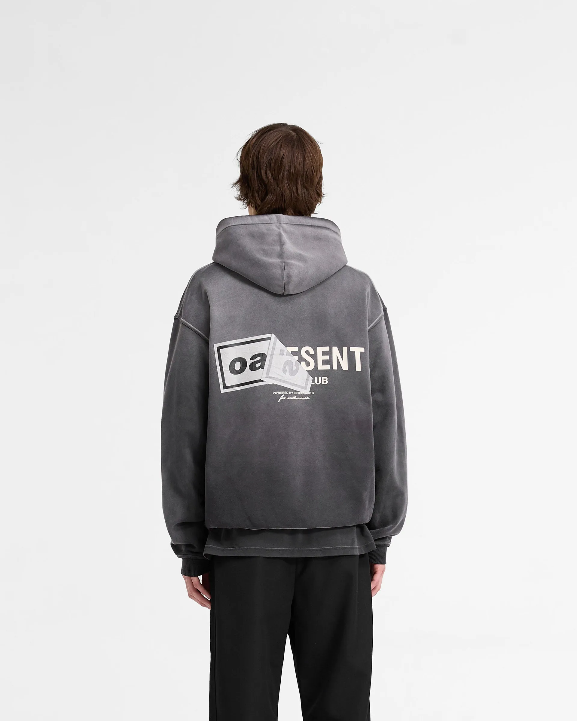 product weekday wearability Essential Active Represent X Oasis Owners Club Hoodie - Stained Black