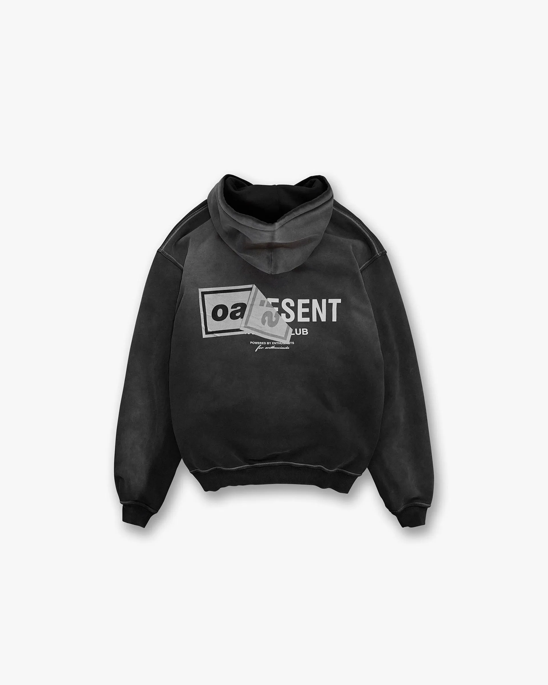 Casual Comfort Weekend Minimal Represent X Oasis Owners Club Hoodie - Stained Black