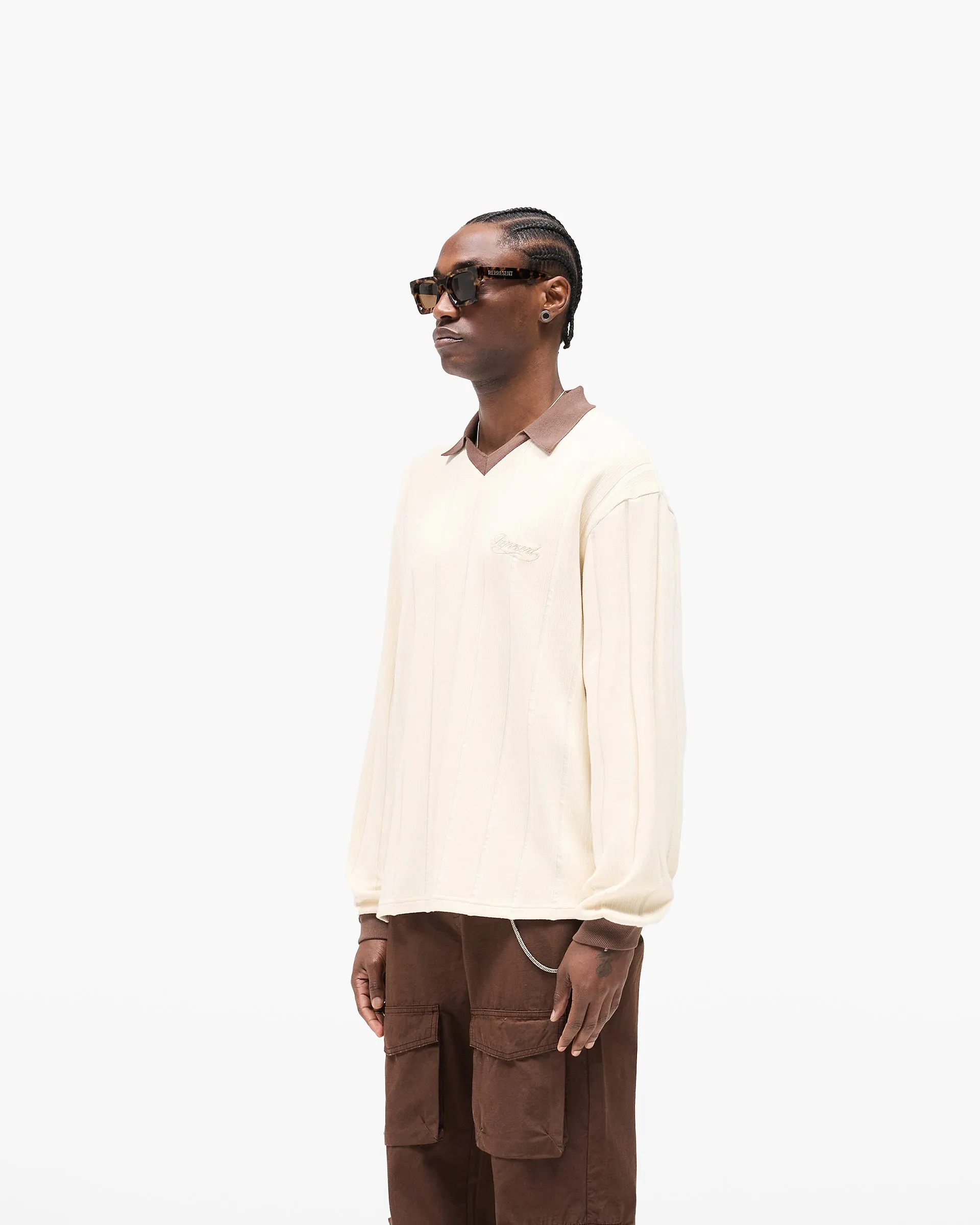 Fit Comfort Retro Football Long Sleeve T-Shirt - Shell