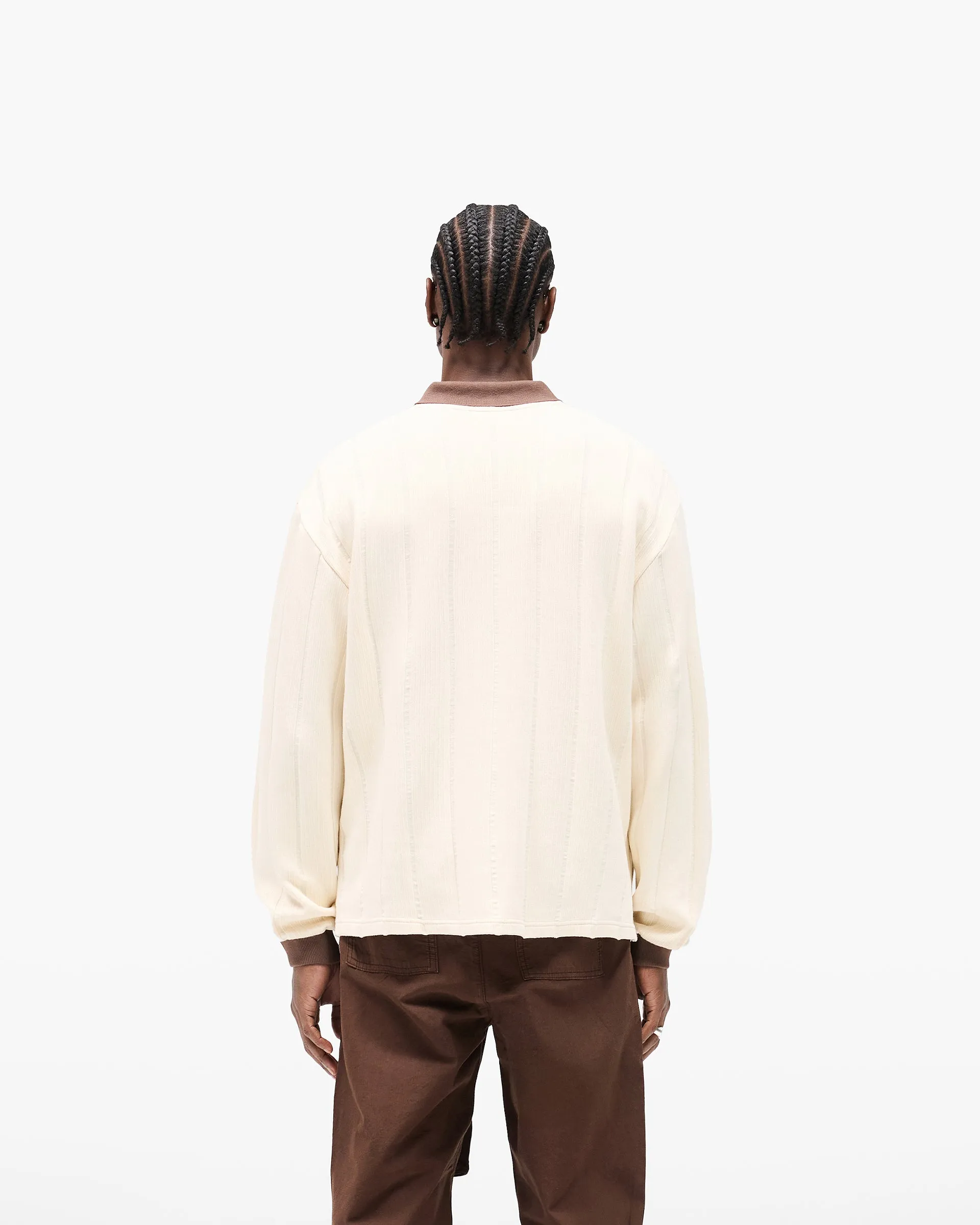 Sustainable Fibers Trendy Comfort Wear Retro Football Long Sleeve T-Shirt - Shell