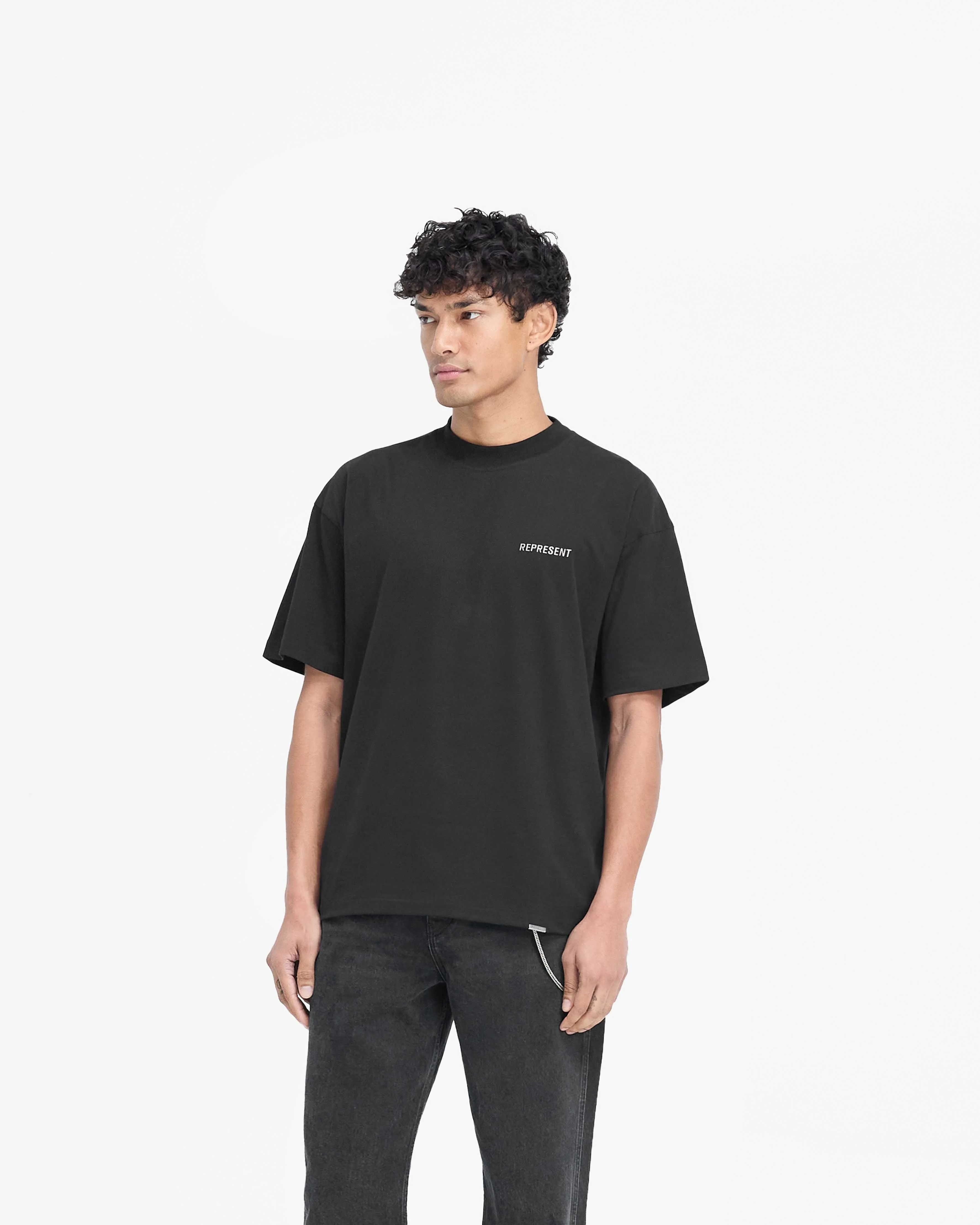 Chill Wear Active Essentials Block Logo T-Shirt - Jet Black
