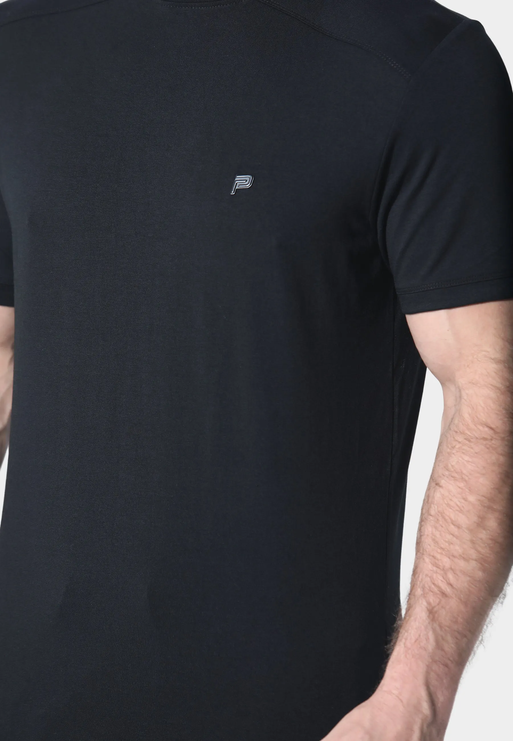 Gambit Black T-Shirt Lightweight Design Casual layering piece