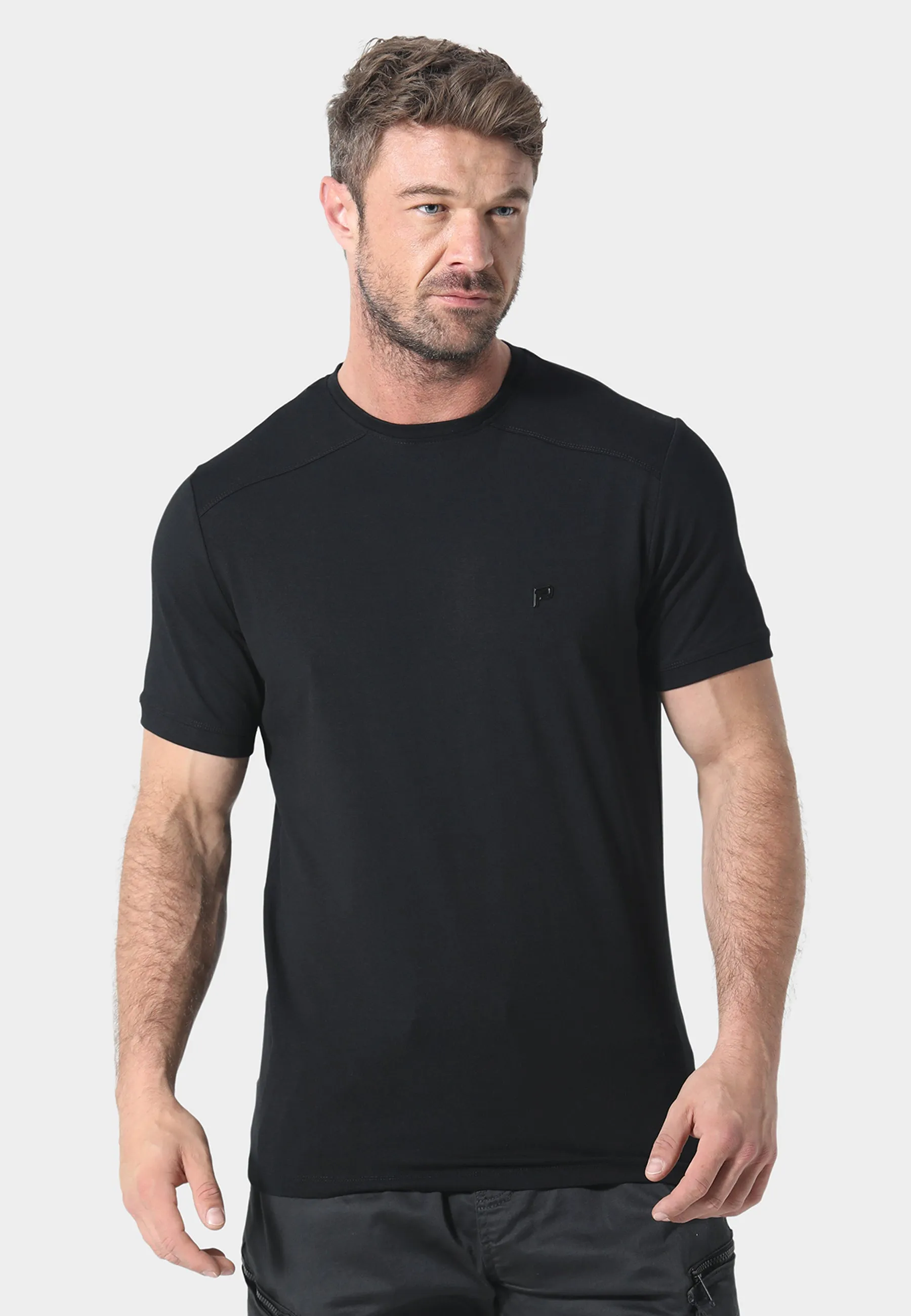 Gambit Black T-Shirt AntiStaticFinish Sporty Active Wear