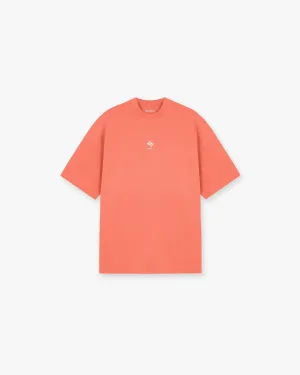 Breathable Performance Wear Christmas 247 Oversized T-Shirt - Coral