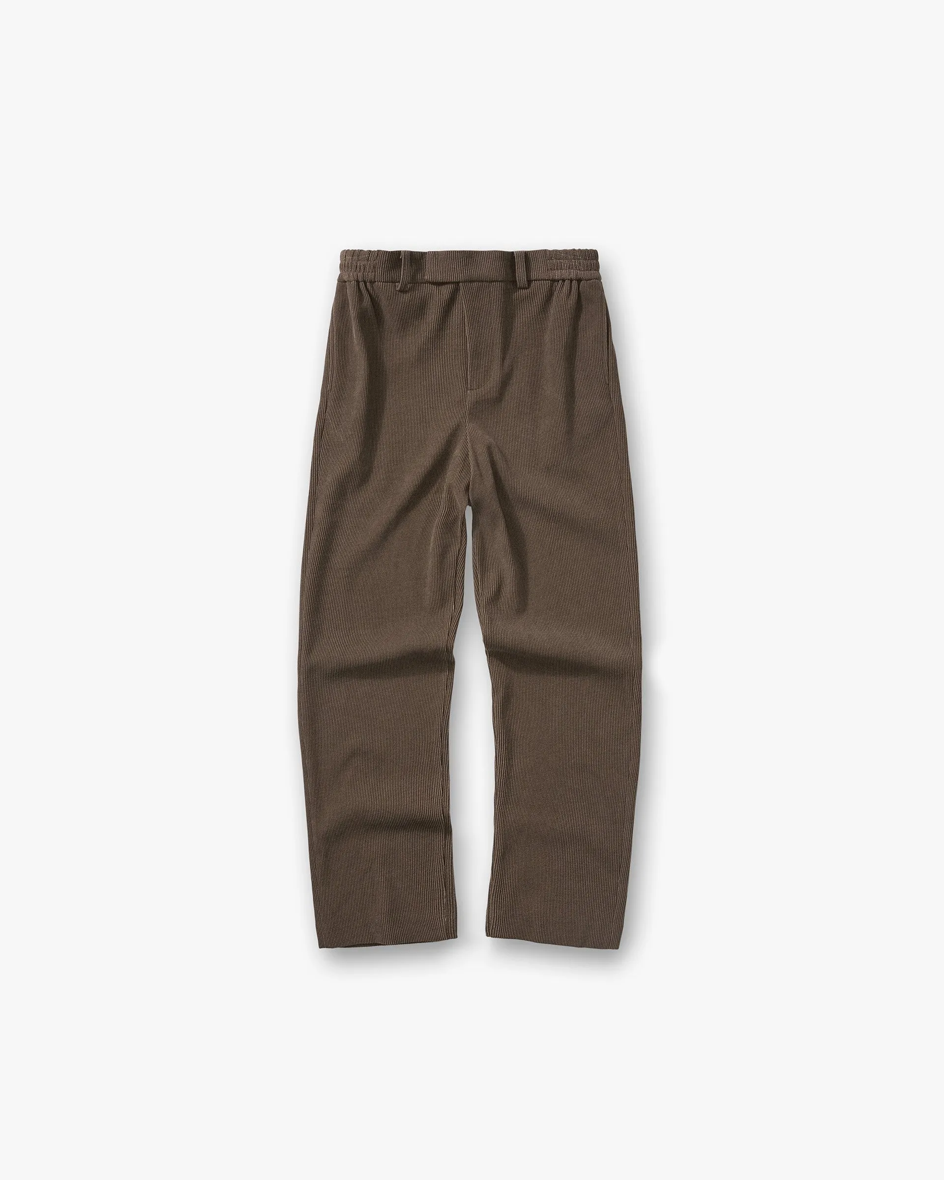 Ribbed Hybrid Pant - Clove Dynamic Motion Easy Layer