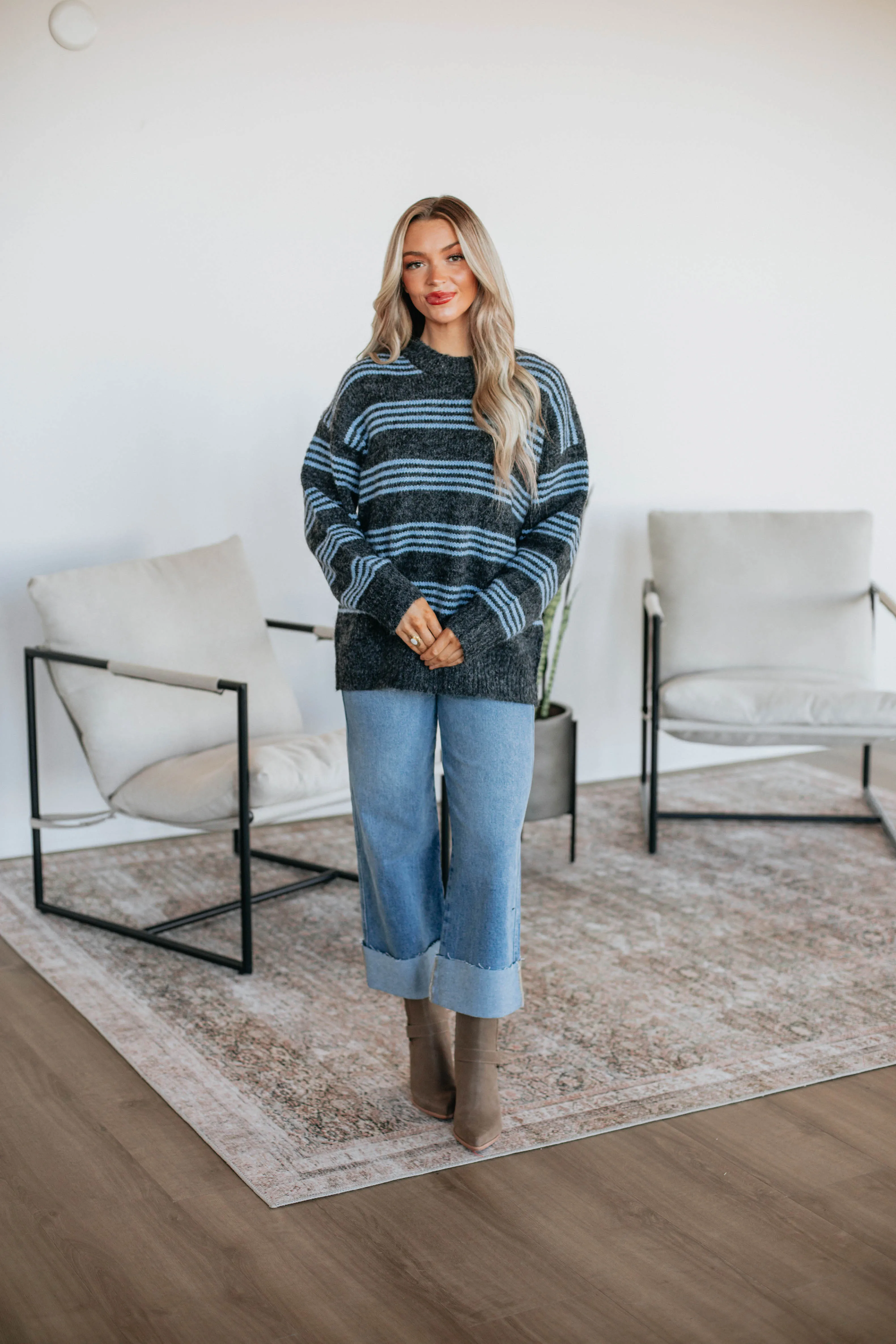 Stylish Choice Ronnie Striped Sweater