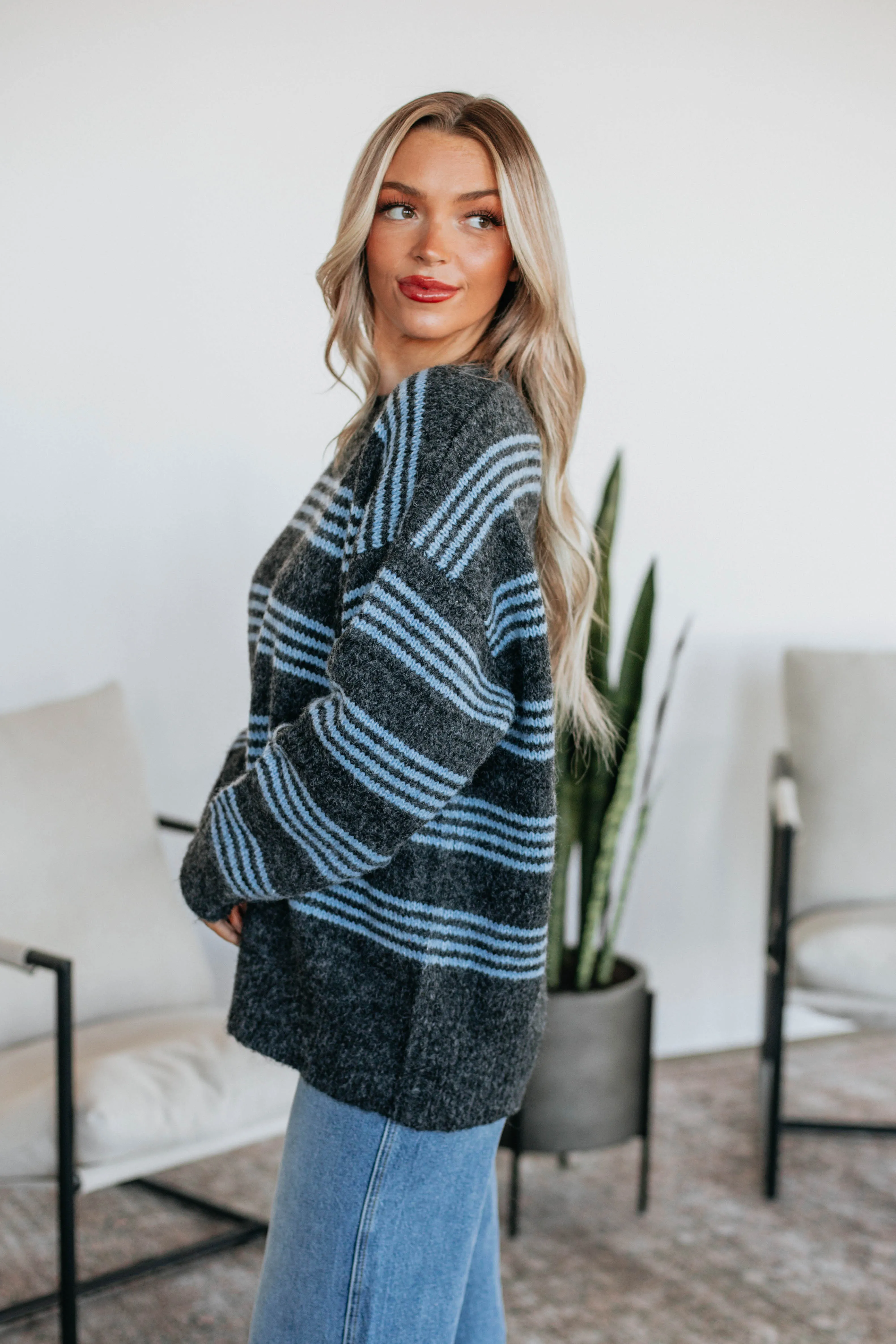 Ronnie Striped Sweater Cold Trend