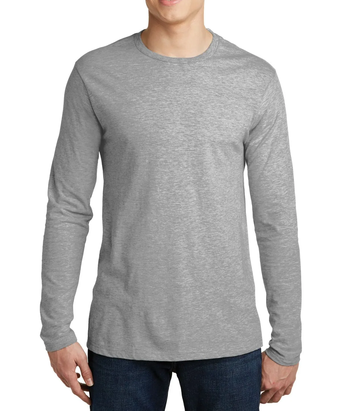 School spirit JustBlanks Men's Long Sleeve Slim Fit Cotton Crew Neck T-Shirt