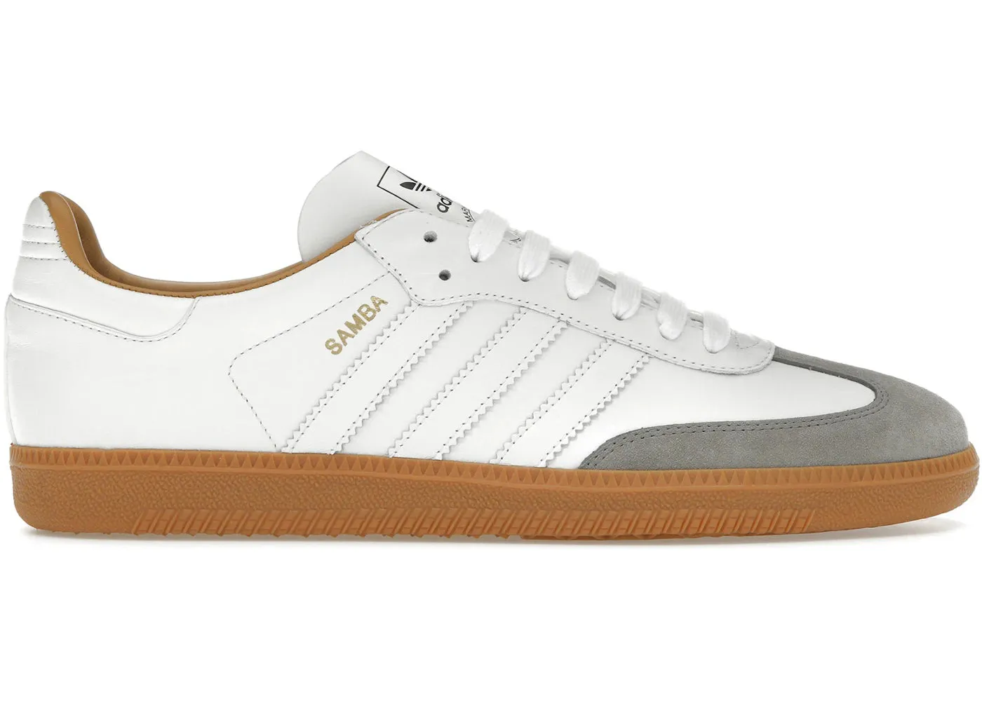 Adidas Samba Og Made In Italy Core White Cushioned Easy Fit