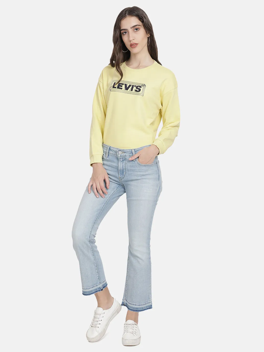 Sustainable Weekend Getaway All Style Fit Women's 715 Blue Flared Fit Mid Rise Jeans