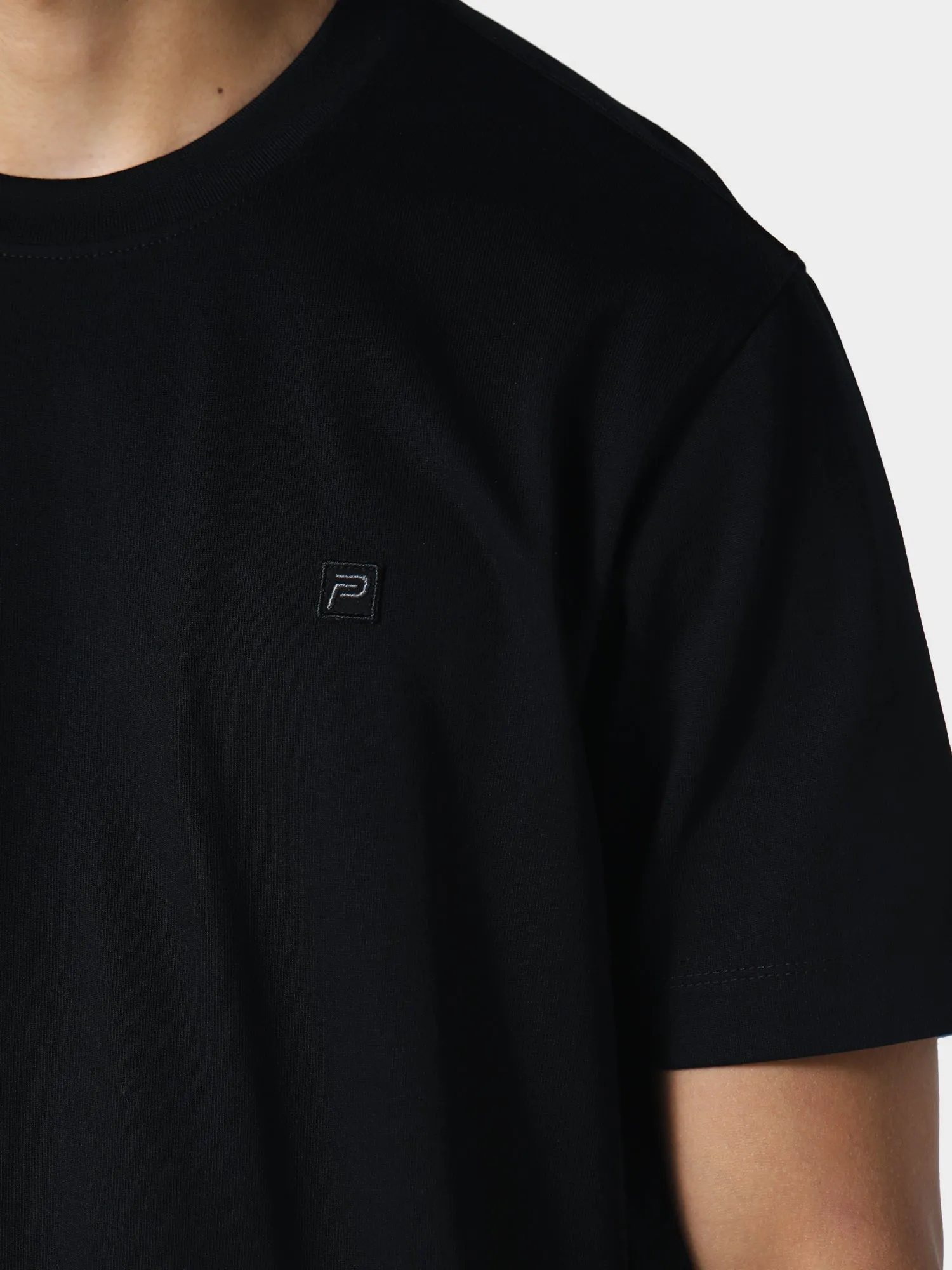 Santel Black T-Shirt Street Comfort Relaxed Everyday Wear