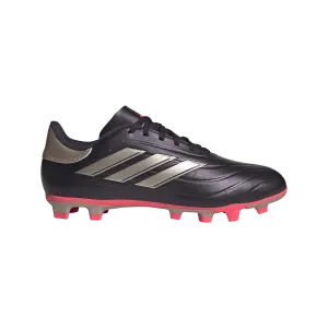 Multi Directional Cleat Pattern adidas Copa Pure 2 Club Flexible Ground Soccer Shoes | Aurora Black-Platinum Metallic-Turbo | Men's