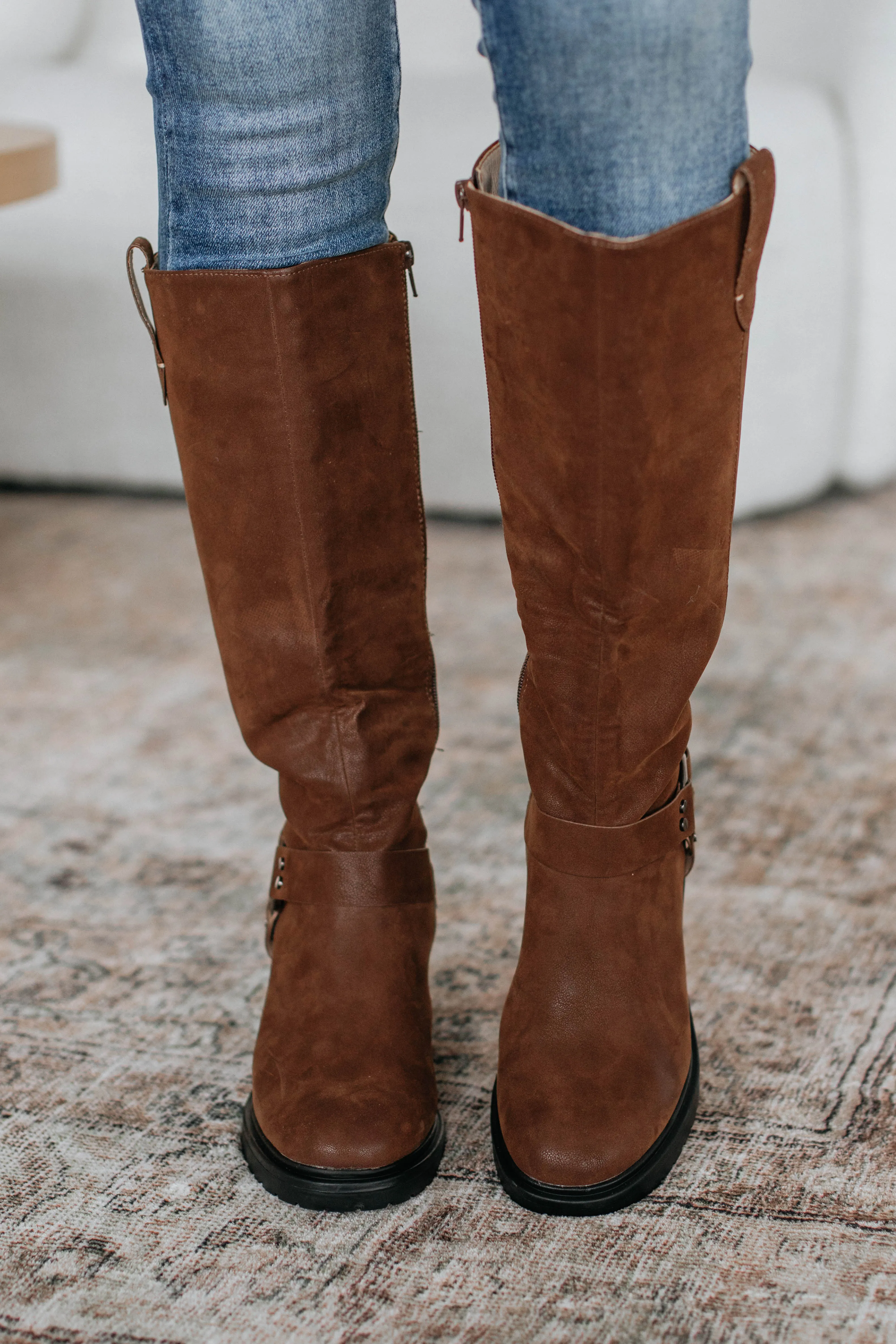 Haven't You Heard Boots - Coffee Seamless Interior