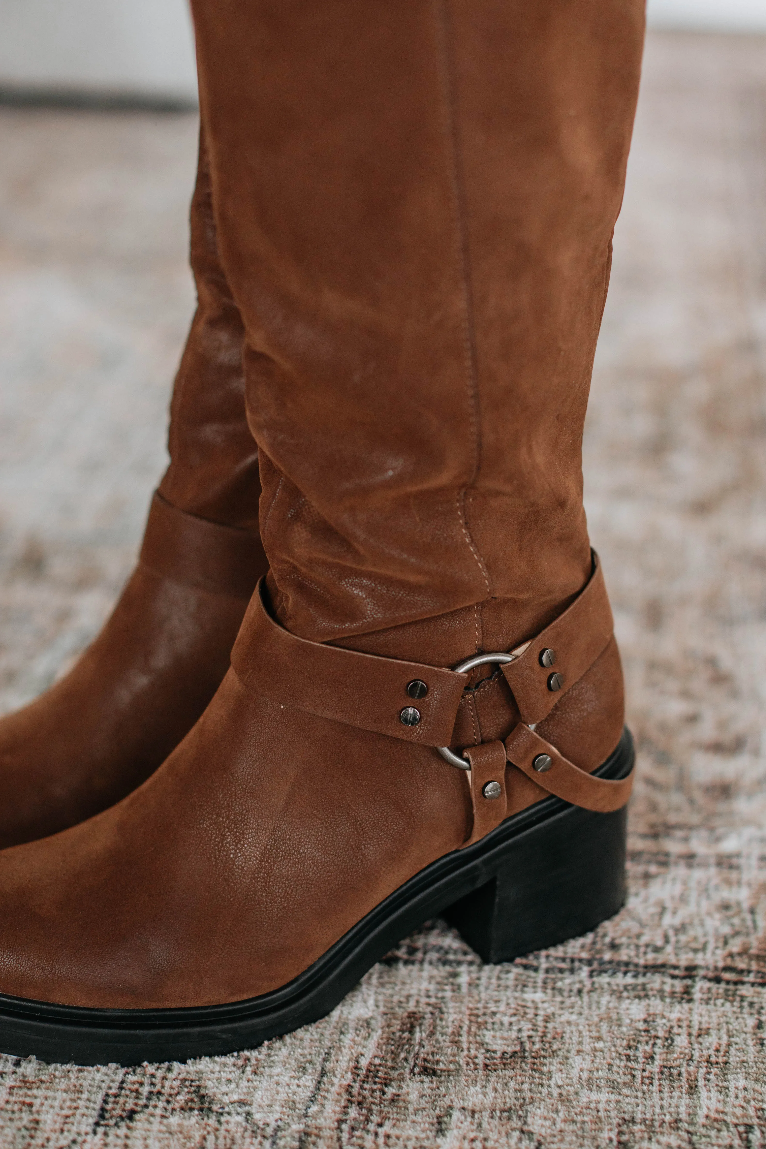 Anti Slip Outsole Smooth ride Haven't You Heard Boots - Coffee