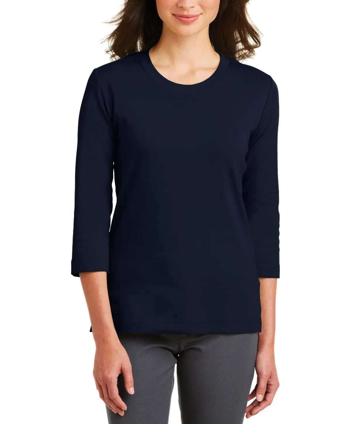 JustBlanks Women's Short Sleeve Cotton Scoop Neck Basic Tee shopping Active Design