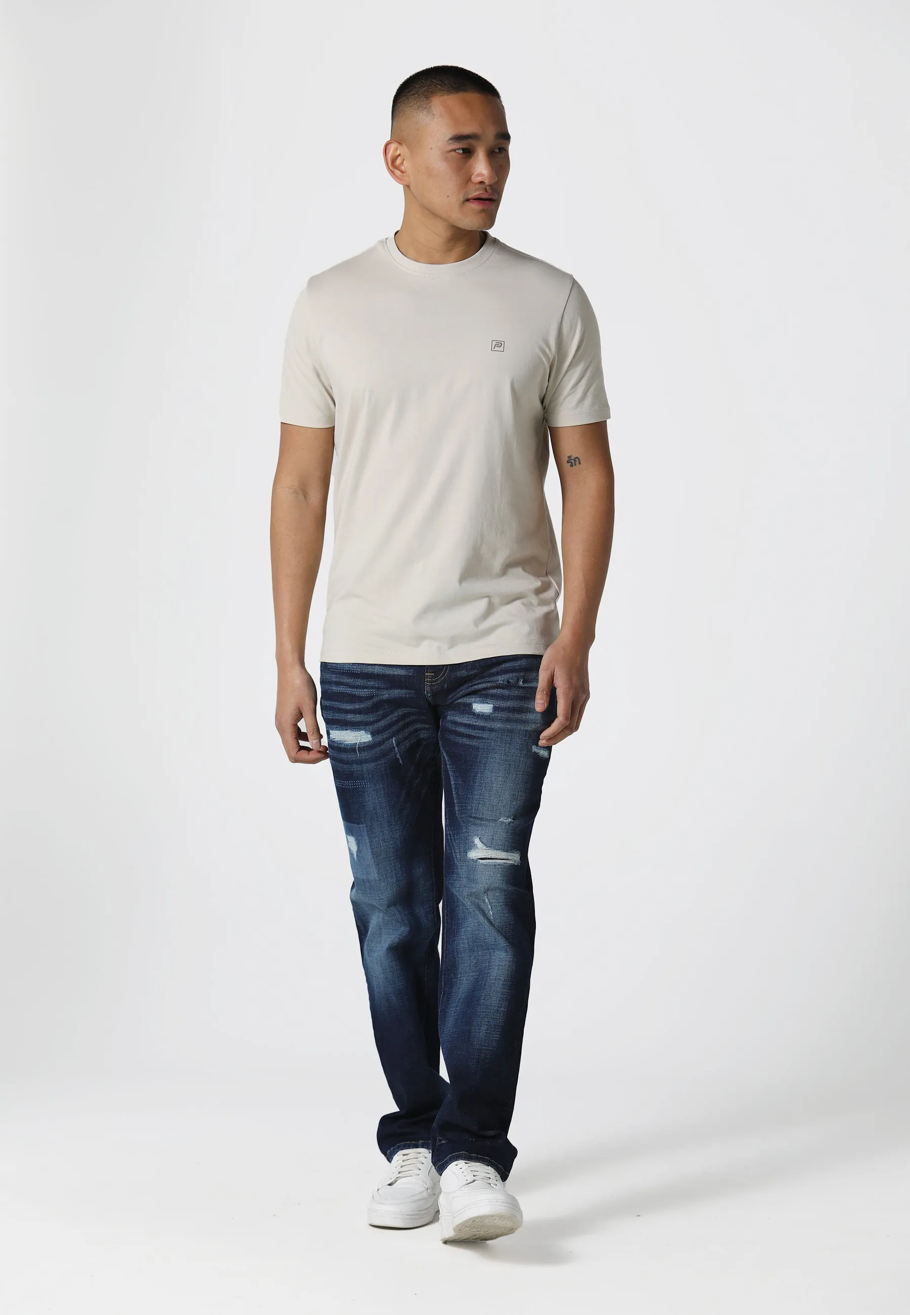 Athletic Comfort Wear Simple and Cozy Feyi Plaster T-Shirt