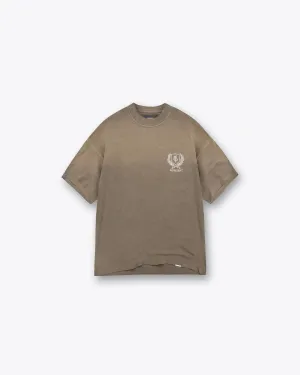 Crest T-Shirt - Dark Taupe Essential Style Wear