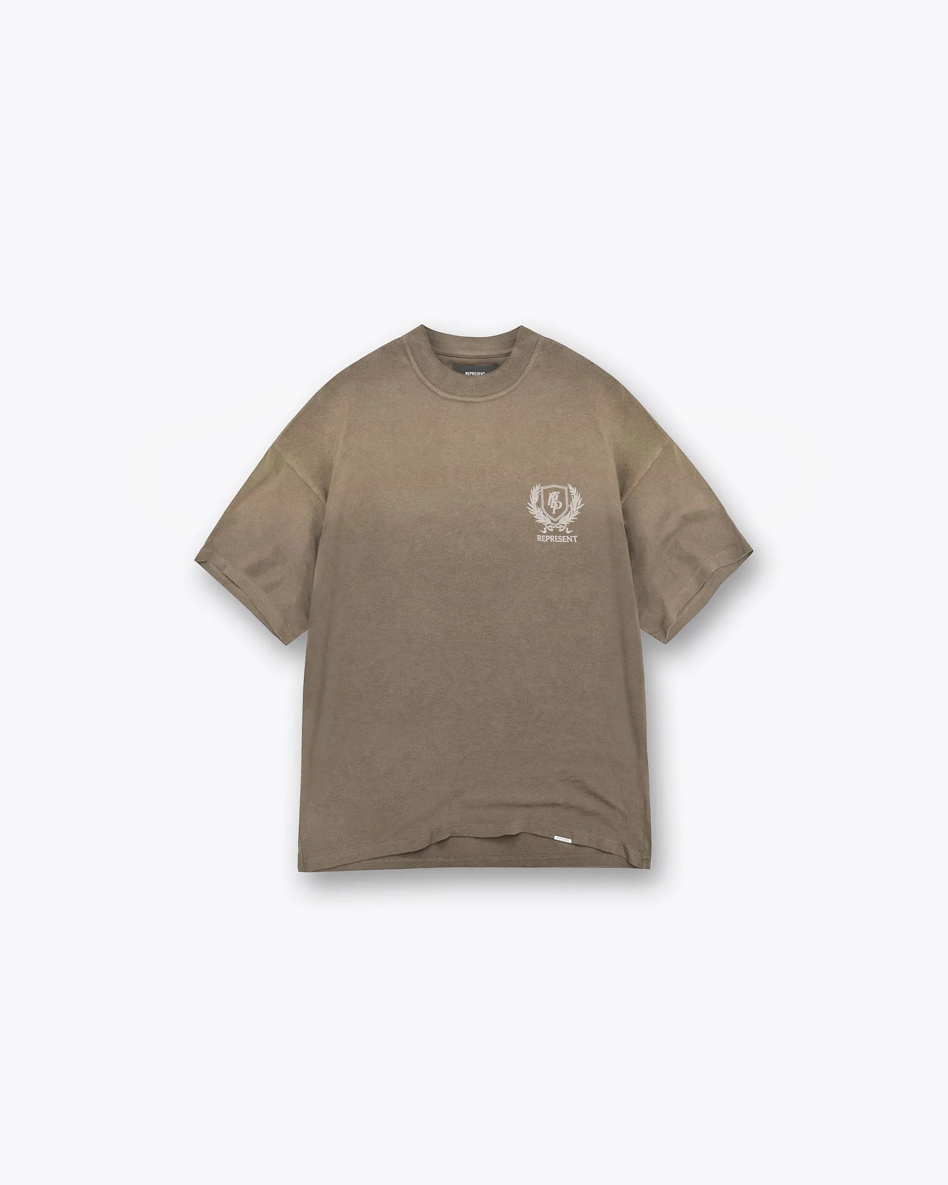 Crest T-Shirt - Dark Taupe Essential Style Wear