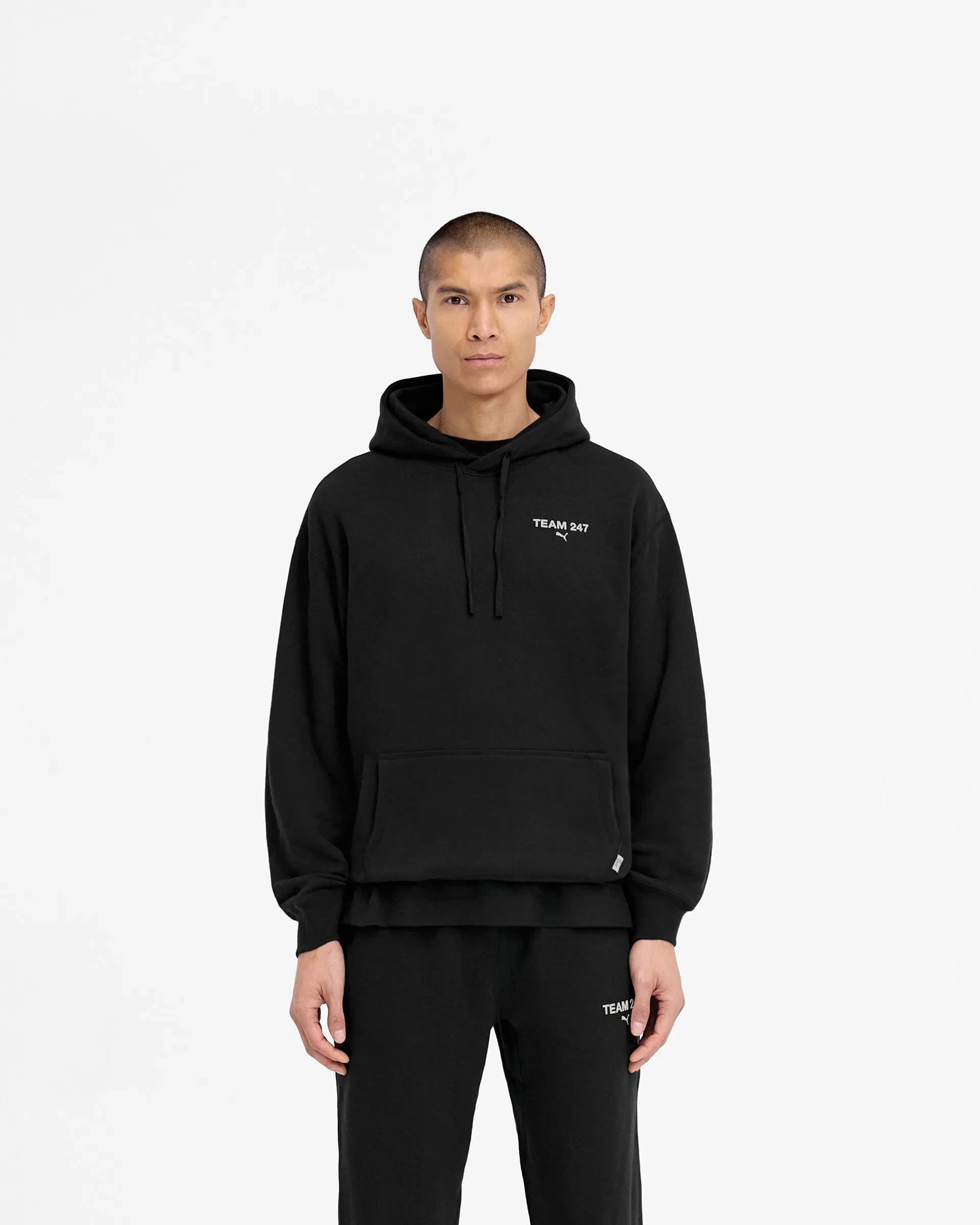 Buttoned 247 X Puma Hoodie - Black