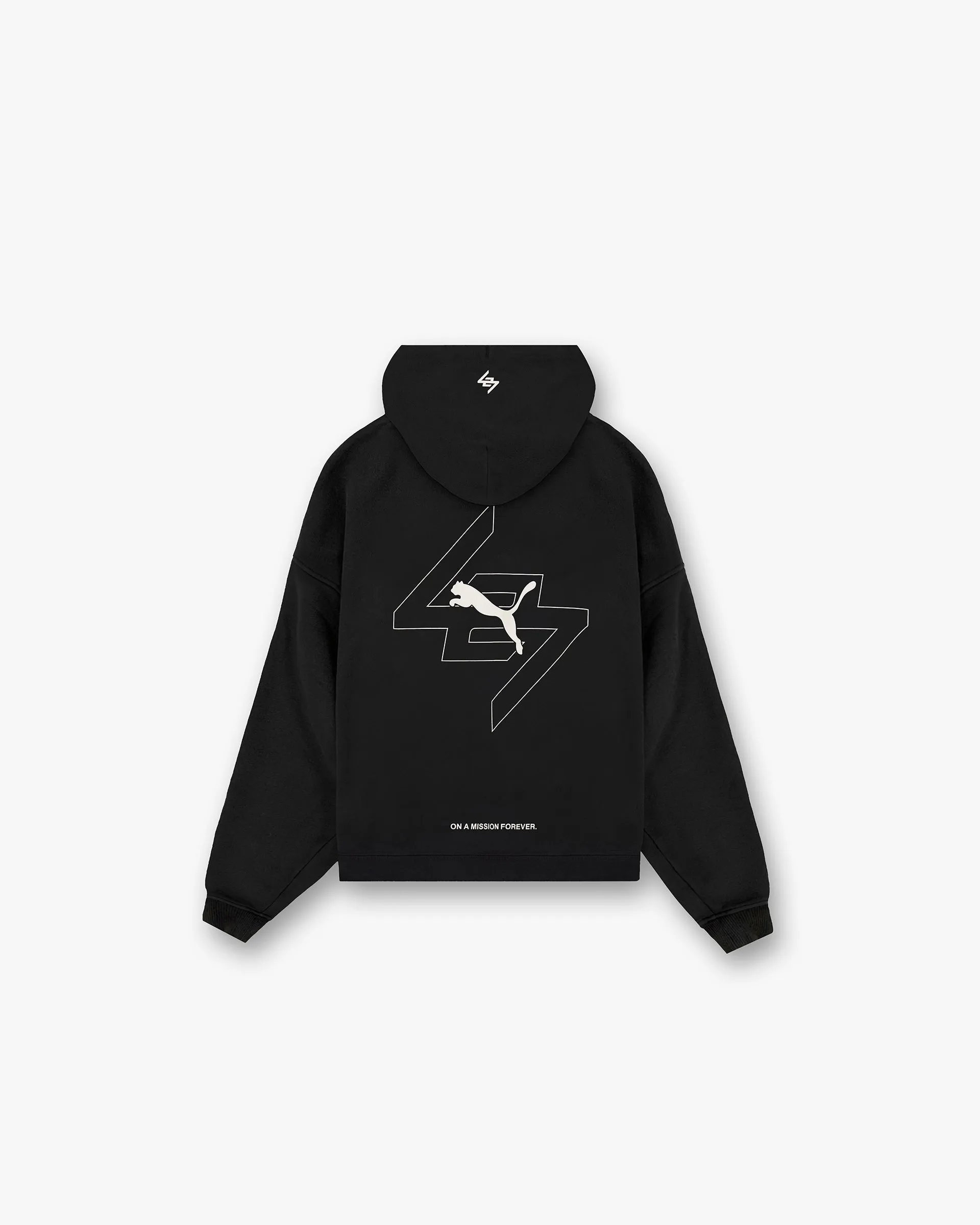 247 X Puma Hoodie - Black Sporty apparel Cold-Weather Wear