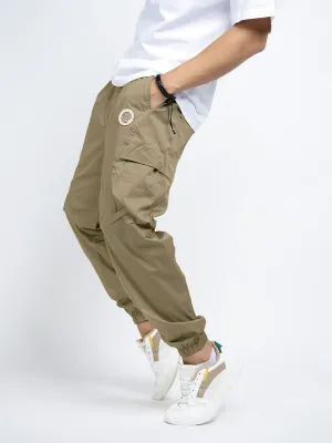 Chill Style Men's Olive Relaxed Fit Joggers