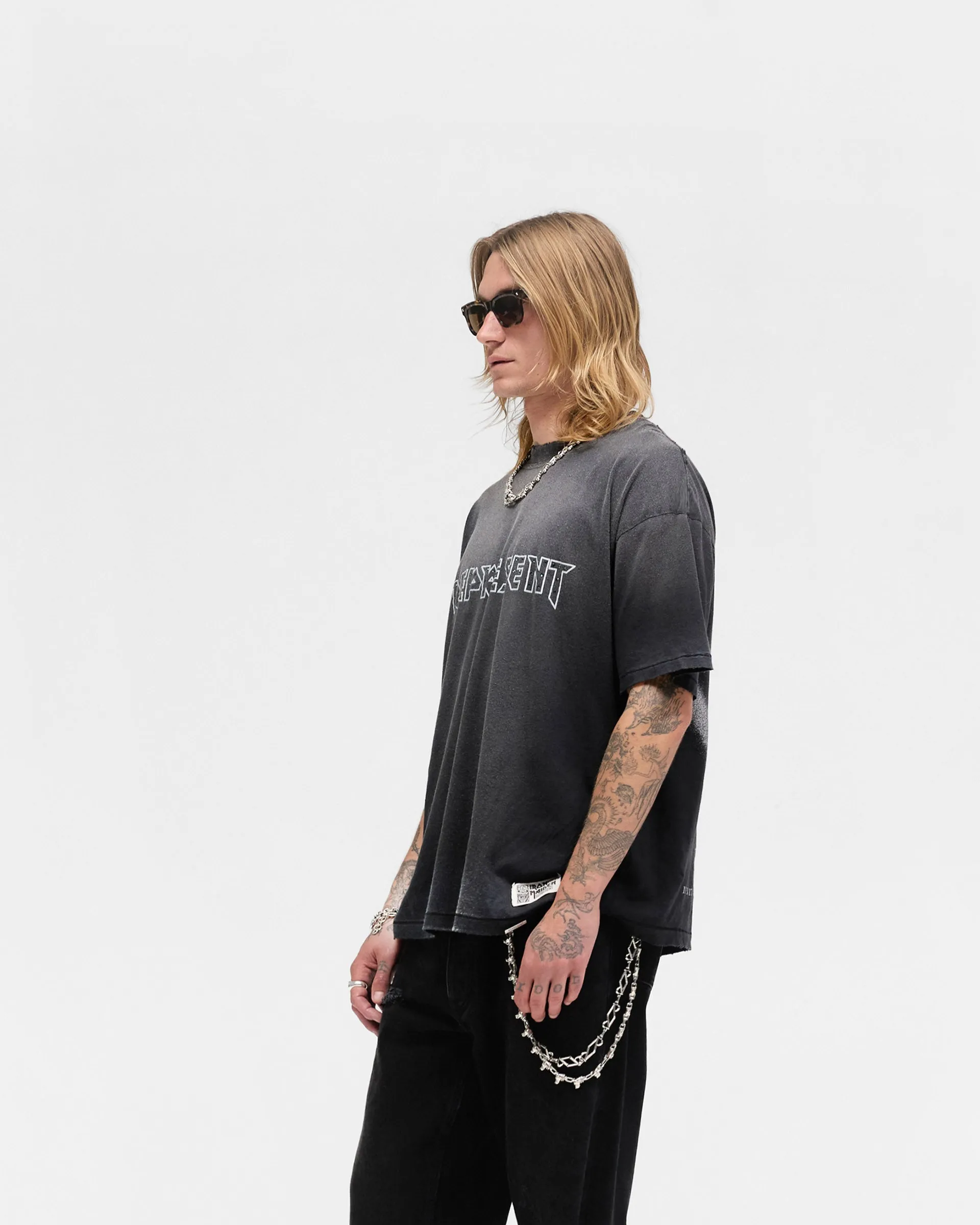 Represent X Iron Maiden Infinite Dreams T-Shirt - Aged Black Flexible Comfort No Slip Shoulder Design