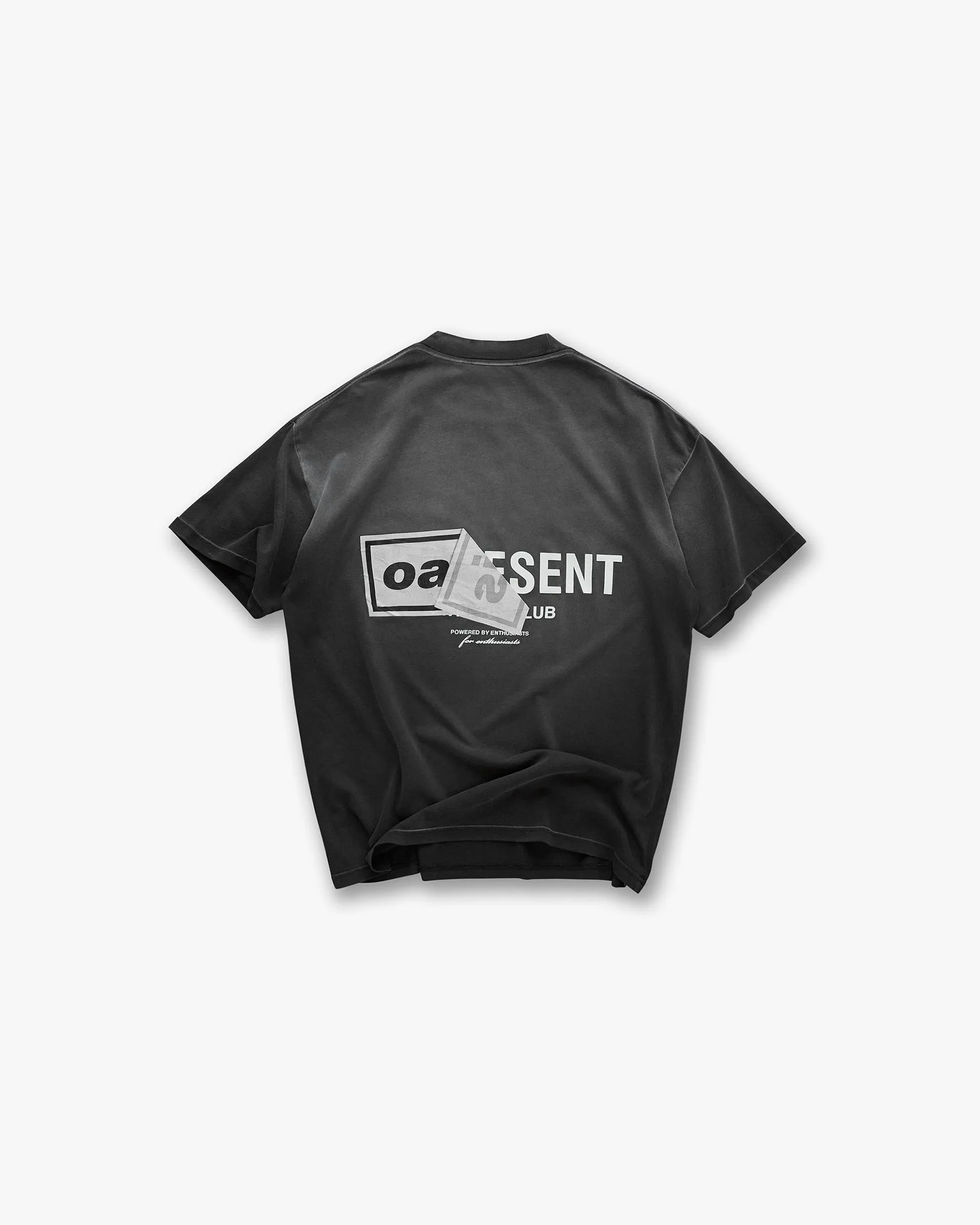 Active Layers Represent X Oasis Owners Club T-Shirt - Stained Black
