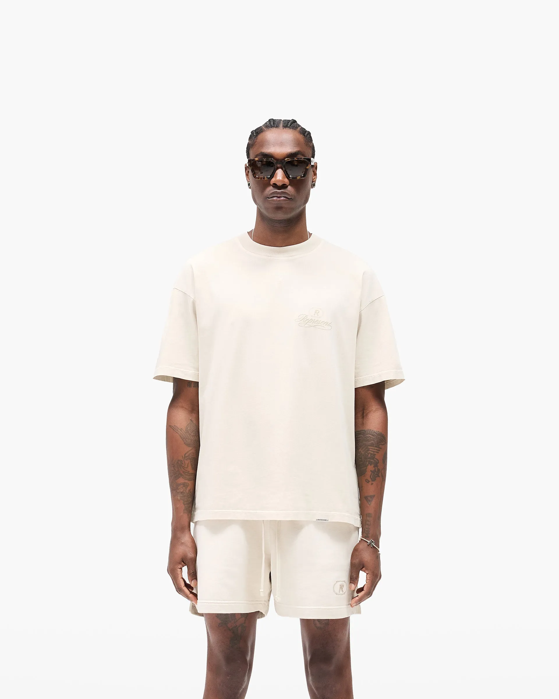 Quick Release Hem Performance Comfort Grand Vintage T-Shirt - Champagne