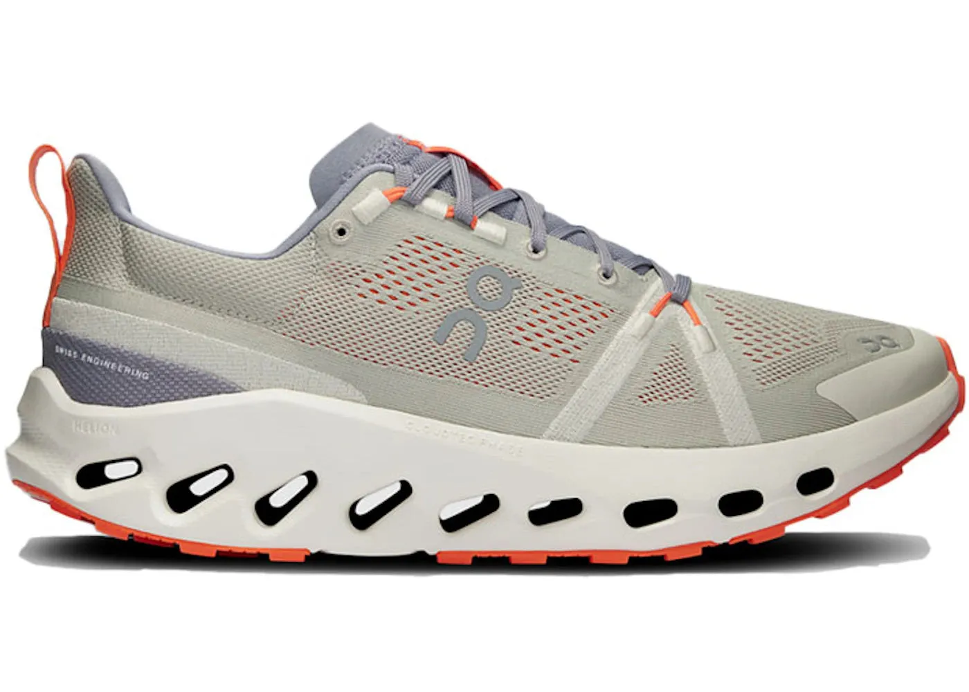 Midfoot Lockdown On Running Cloudsurfer Trail Fossil Ivory