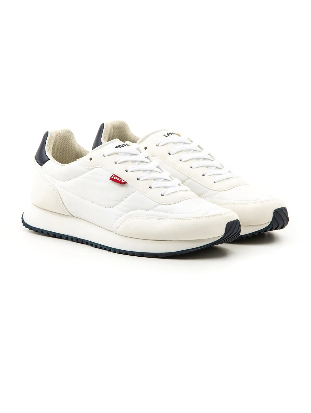 Seamless Interior Korean Trend Men's White Colorblock Shoes