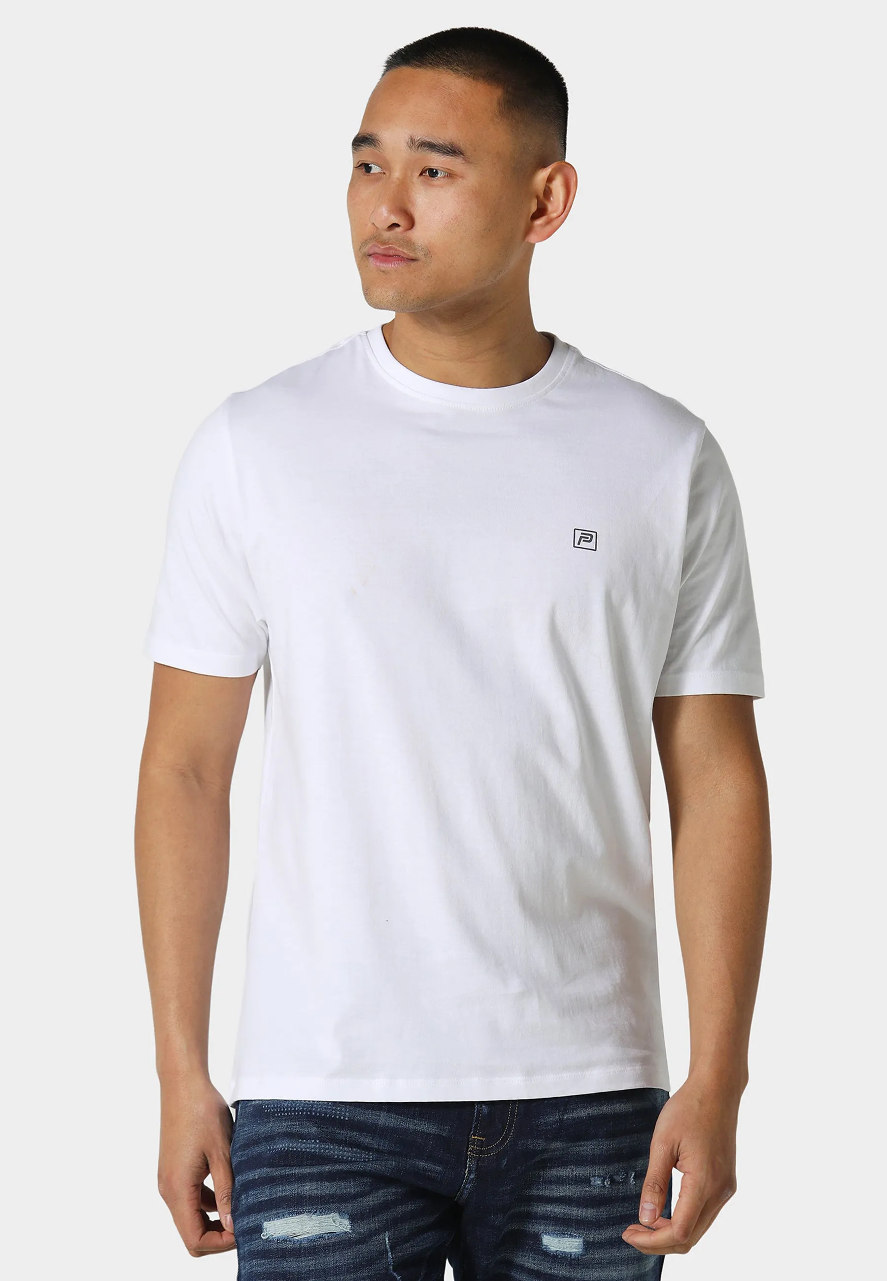 Basic Comfort Temperature Regulating Feyi White T-Shirt