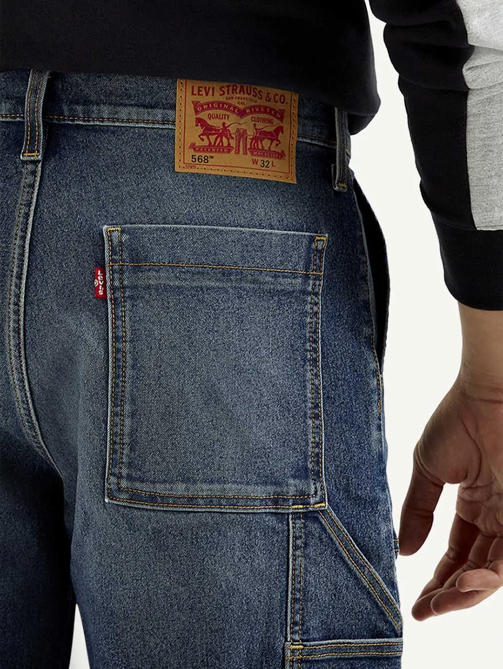 Men's Blue Solid Loose Fit Shorts Stretch Tech Classic Fit