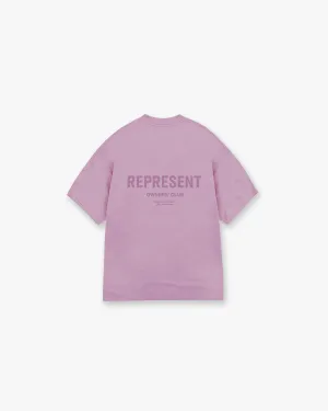 Easy Layer Weekend Fashion Represent Owners Club T-Shirt - Mid Purple