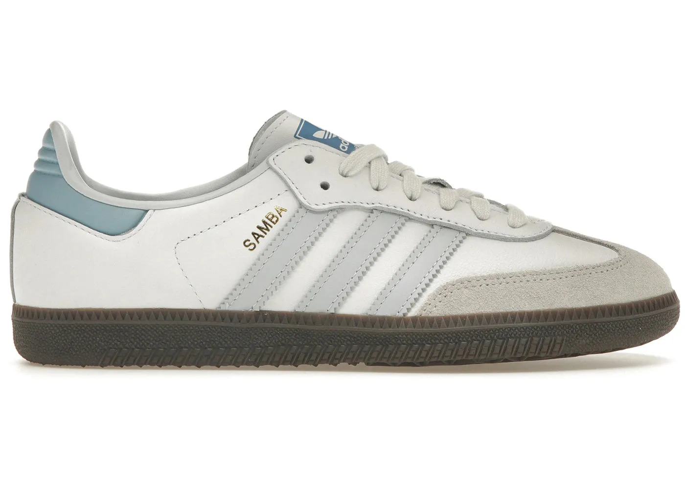 Adidas Samba Og White Halo Blue Speed Performance