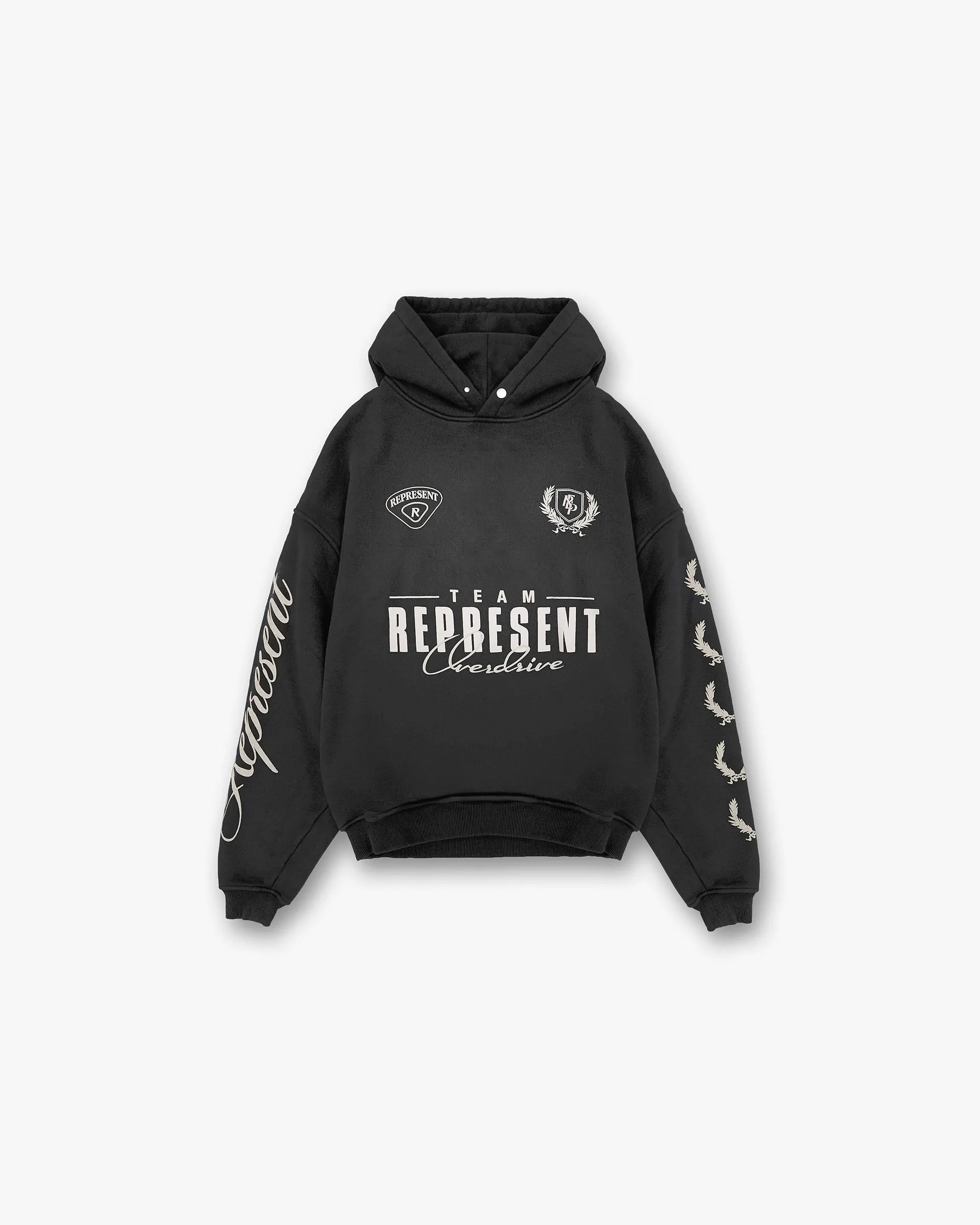 World Championship Hoodie - Stained Black tag accents Cold Day Wear